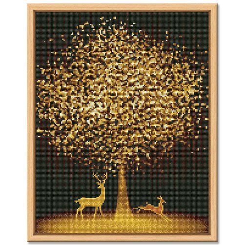 Diamond painting diy deer send money butterfly fortune tree manufacturers wholesale