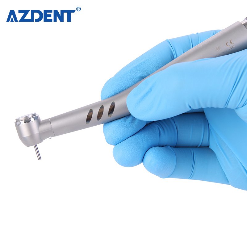 Azdent Joydental Dental E-generator LED High Speed Ceramic Bearing Torque Head Handpiece Stainless Body