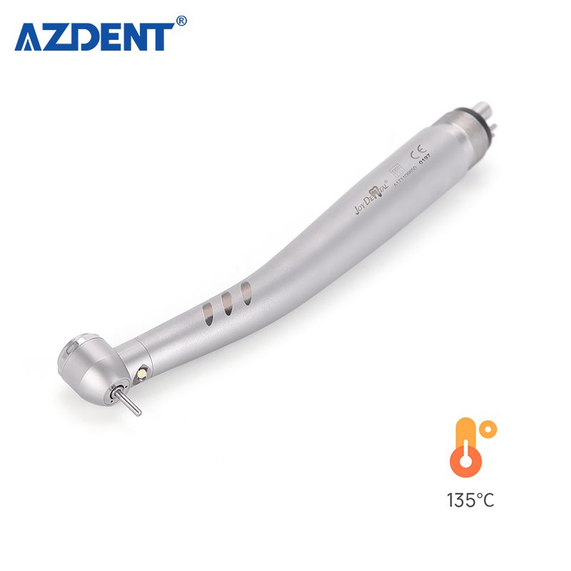 Azdent Joydental Dental E-generator LED High Speed Ceramic Bearing Torque Head Handpiece Stainless Body
