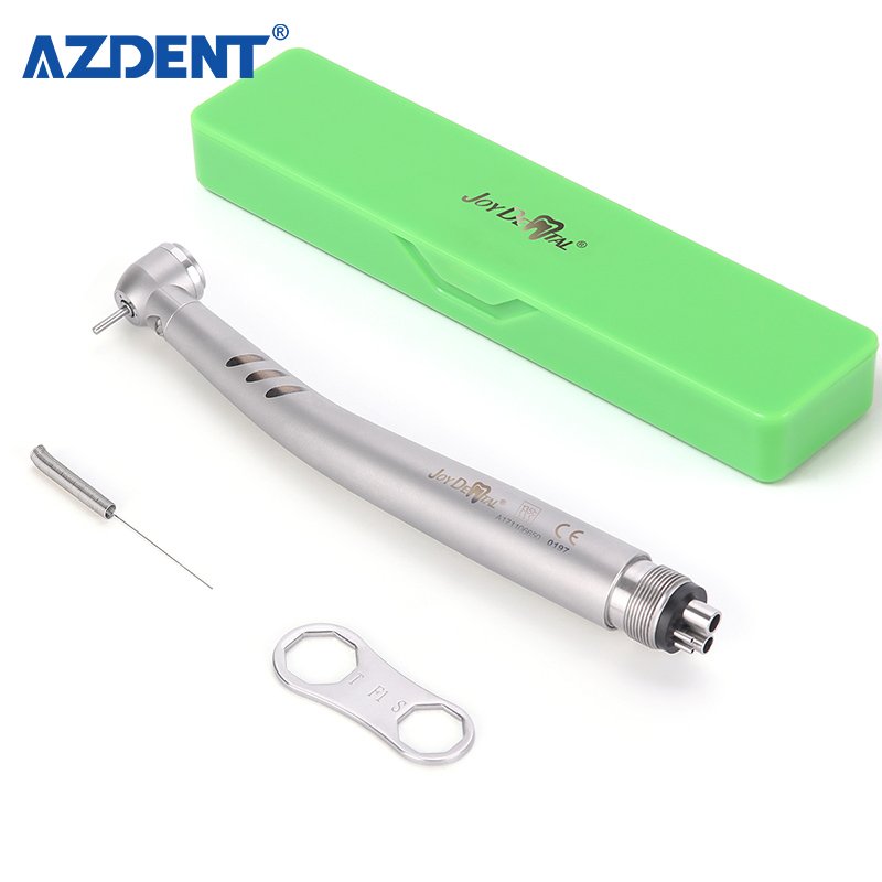 Azdent Joydental Dental E-generator LED High Speed Ceramic Bearing Torque Head Handpiece Stainless Body