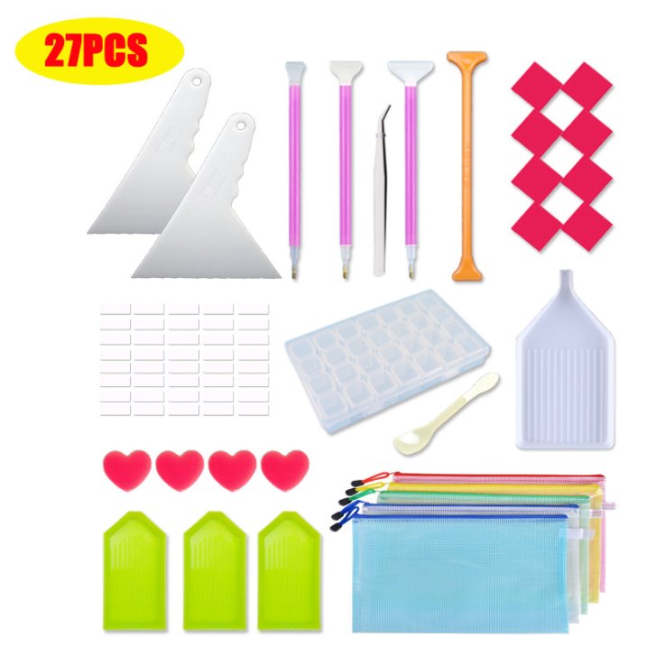 High Quality Multifunction Diamond Storage Box Tools Accessories 5D Diamonds Painting Kit for Adults or Kids