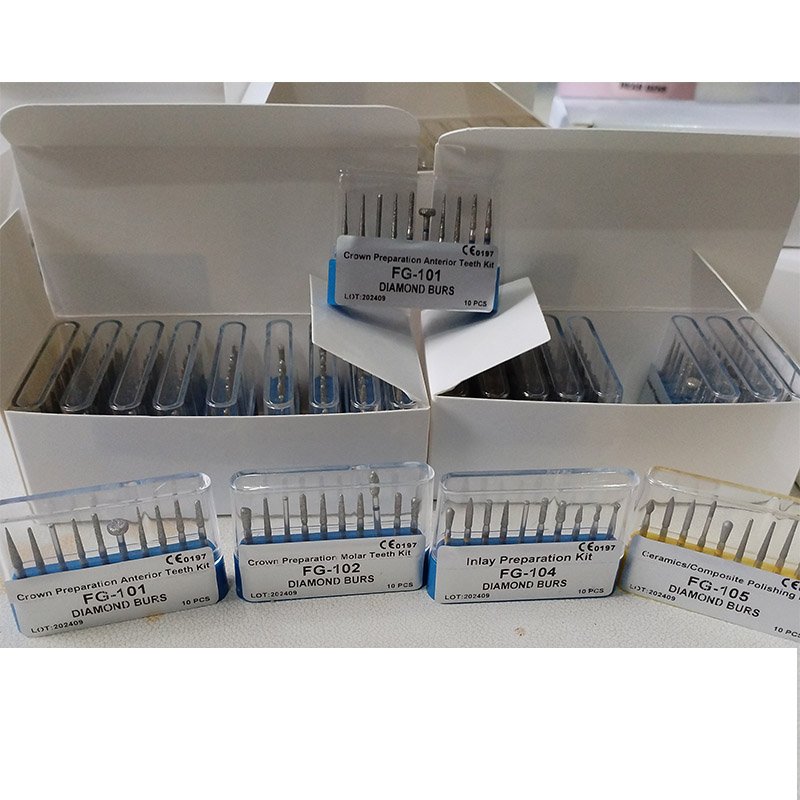 China Wholesale Dental Factory FG Diamond Bur Surgical Drill Dental Handpiece Tool/Tooth Crown and Bridge Preparation Instrument