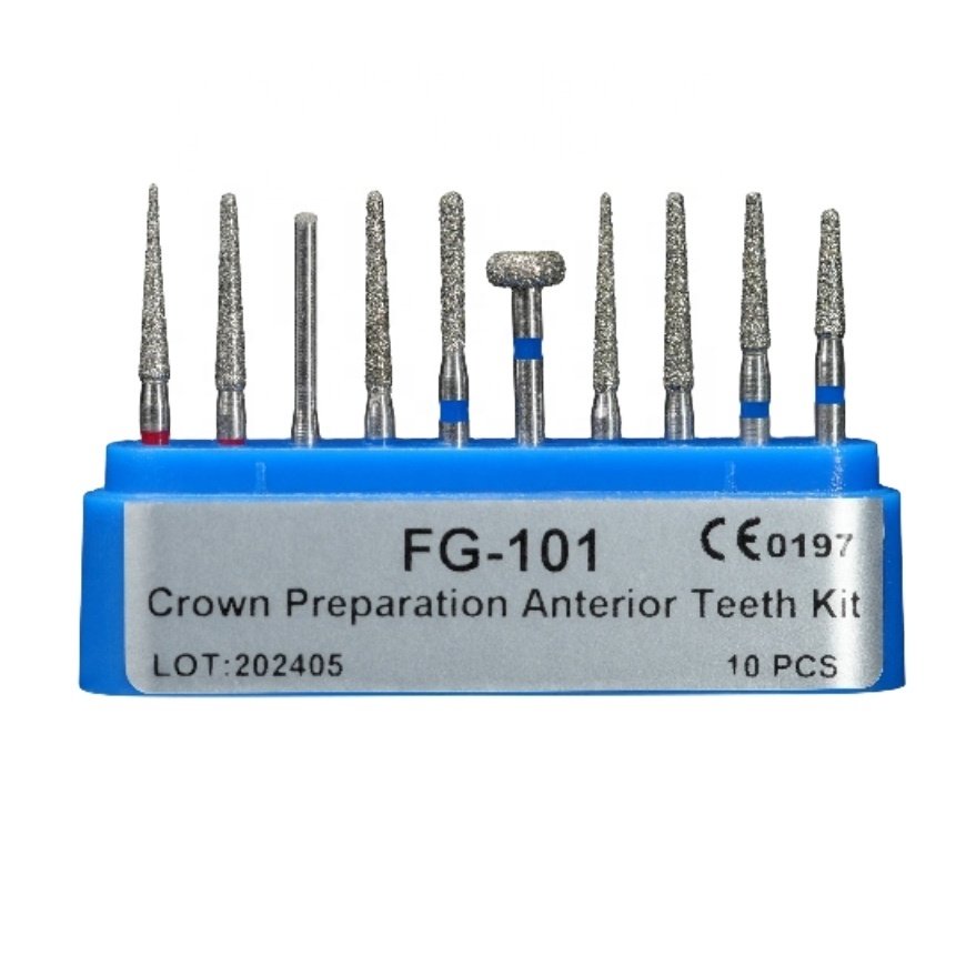 China Wholesale Dental Factory FG Diamond Bur Surgical Drill Dental Handpiece Tool/Tooth Crown and Bridge Preparation Instrument