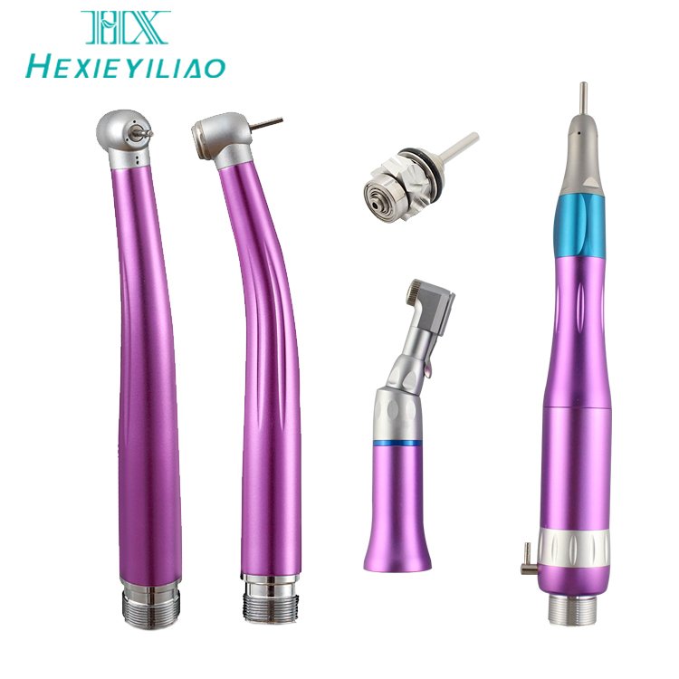 Cheap price dental laboratory equipment 4 hole/2 hole low speed and high speed student set dental handpiece