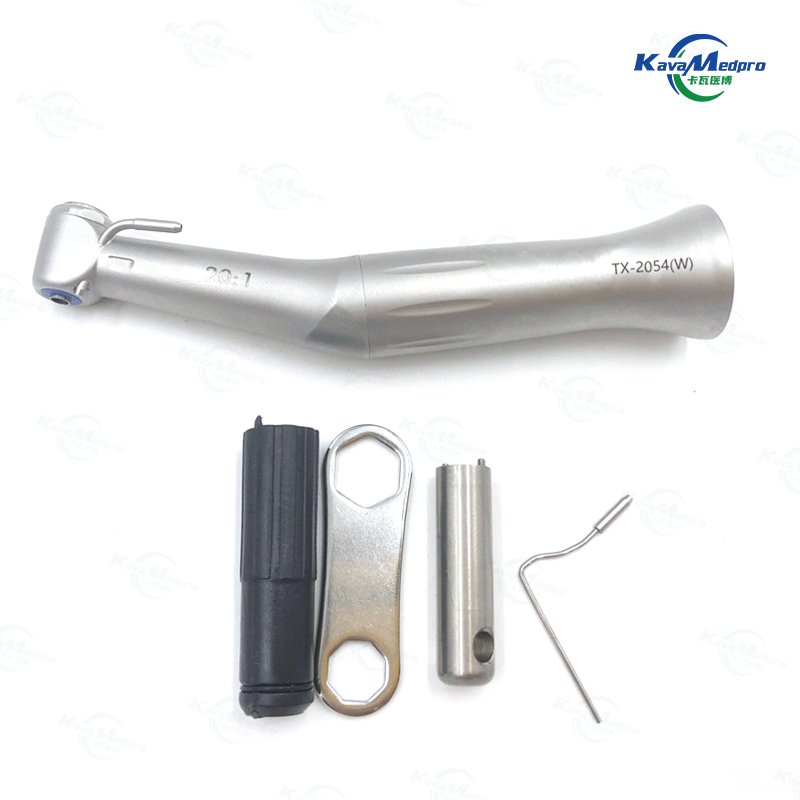 Dental 20:1 Surgical Implant Handpiece Dental Contra Angle / Dental Implant Micro Motor Contra Angle Handpiece For Dentist Tools