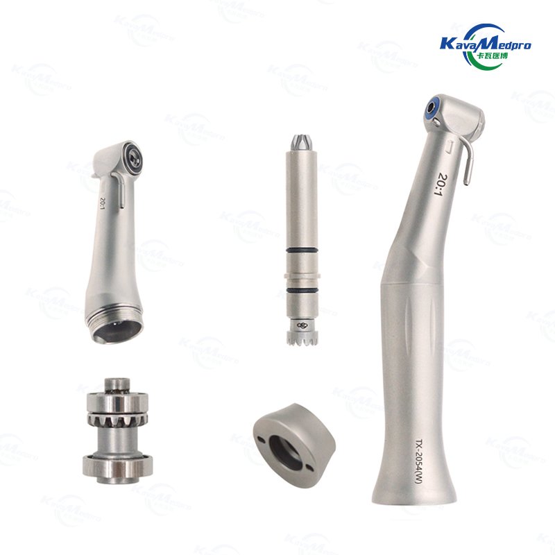 Dental 20:1 Surgical Implant Handpiece Dental Contra Angle / Dental Implant Micro Motor Contra Angle Handpiece For Dentist Tools