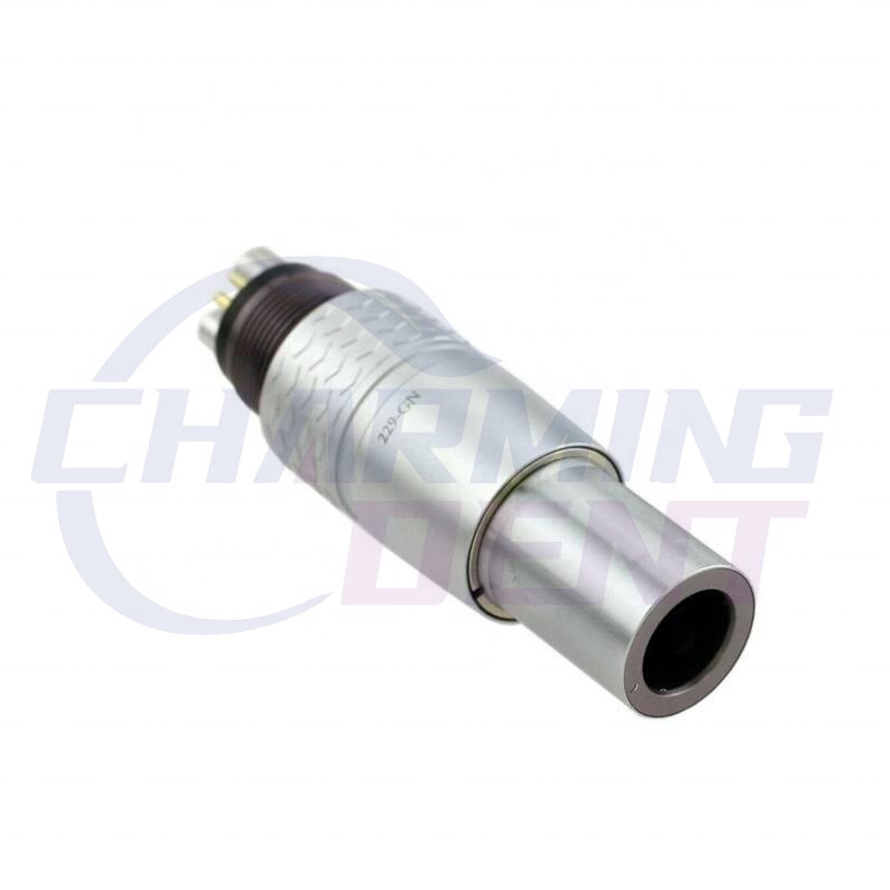 Dental handpiece spare parts LED fiber optic high speed handpiece quick coupler 6 hole SOCO COXO air rotor handpiece