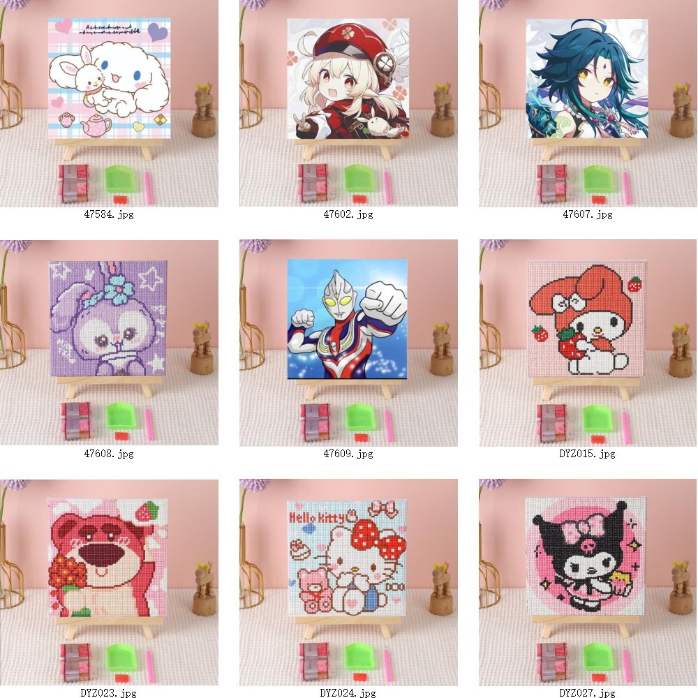 Shenzhen Factory 5D DIY Kids Craft Astronaut Cartoon Diamond Painting with Stretcher Frames