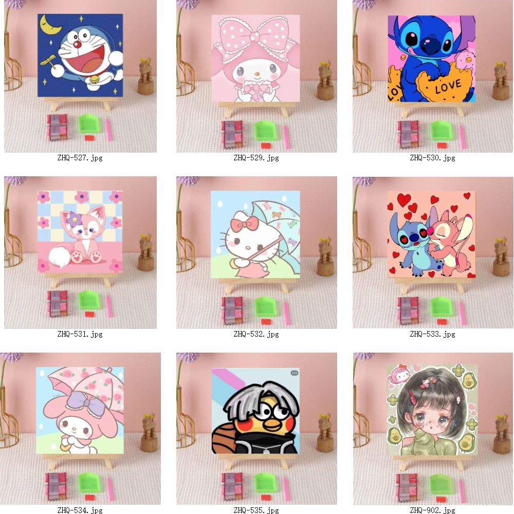 Shenzhen Factory 5D DIY Kids Craft Astronaut Cartoon Diamond Painting with Stretcher Frames