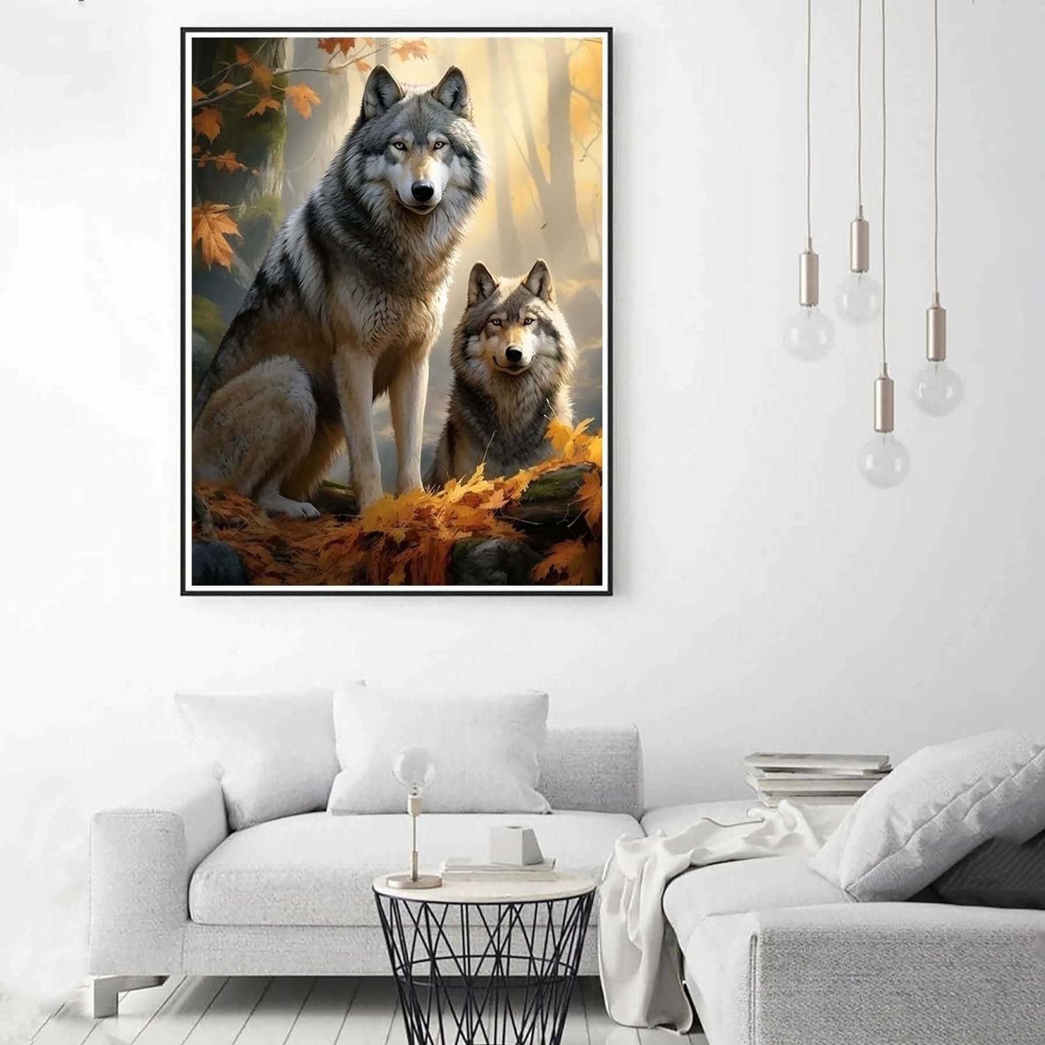 COOLEVE 5D DIY Diamond Art Mosaic Kit Classic American Landscape Flower Animal Portrait Modern Home Wall Decoration for Kids