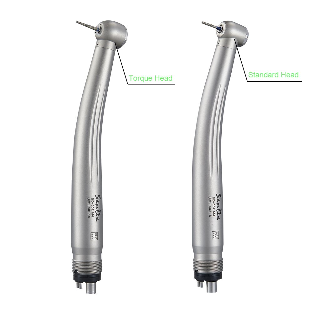 High-speed Rpm HandPiece Push Button Hand Piece Fast Micro Electric Surgical 4Holes Low Noise Dental High Speed Handpieces