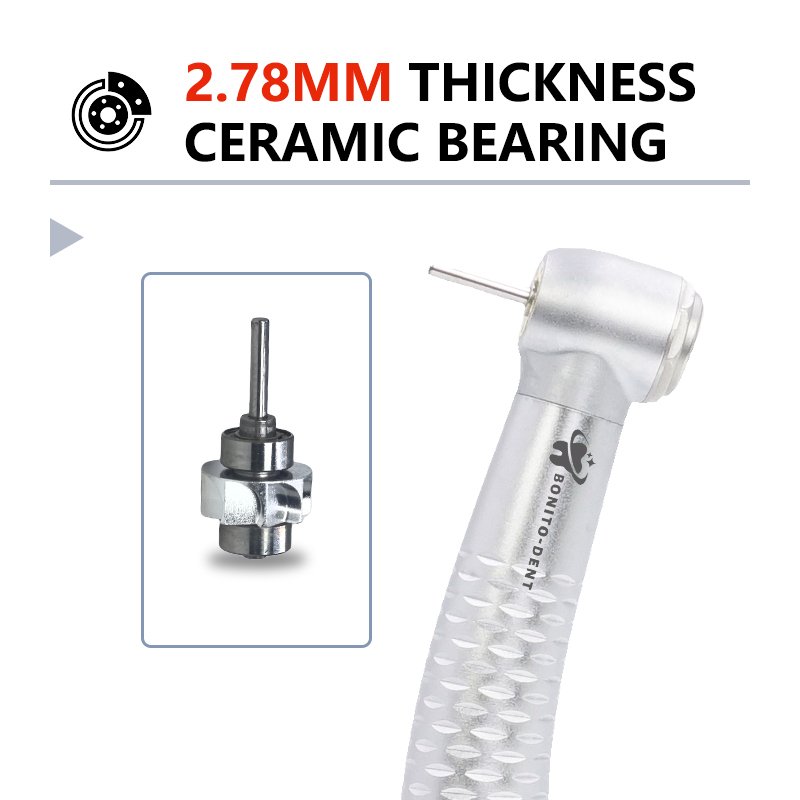 factory Dental highspeed handpiece 5 LED 5 sprar water led push button turbina highspeed