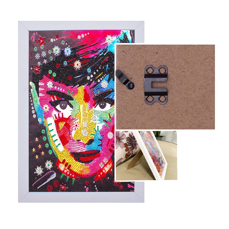 Factory Wholesale Full Drill Diamond Embroidery Picture Wall Art Decor 5d Diamond Painting With Frame