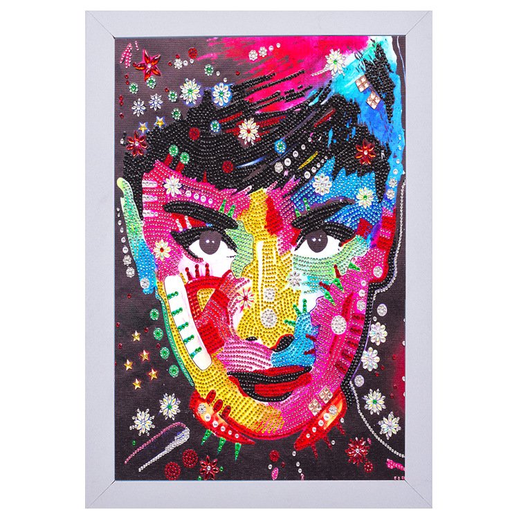 Factory Wholesale Full Drill Diamond Embroidery Picture Wall Art Decor 5d Diamond Painting With Frame