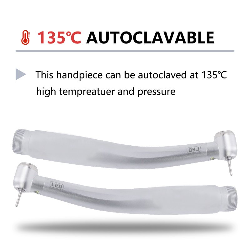 DynaLED turbine dental highspeed handpieces Self generator LED illumination with QD coupling 2 or 4 holes dental highspeed