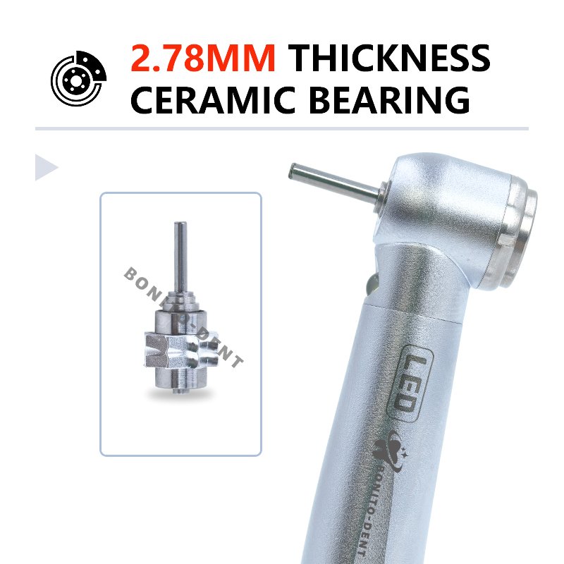 DynaLED turbine dental highspeed handpieces Self generator LED illumination with QD coupling 2 or 4 holes dental highspeed