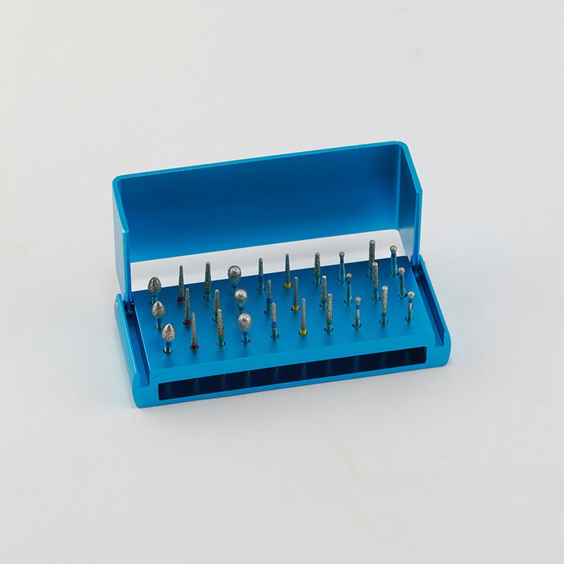 Wholesale Dental High Speed Diamond Bur Set CE Dentistry Accessories Dental Hand Piece Drill Accessories 3 Years Manual Steel