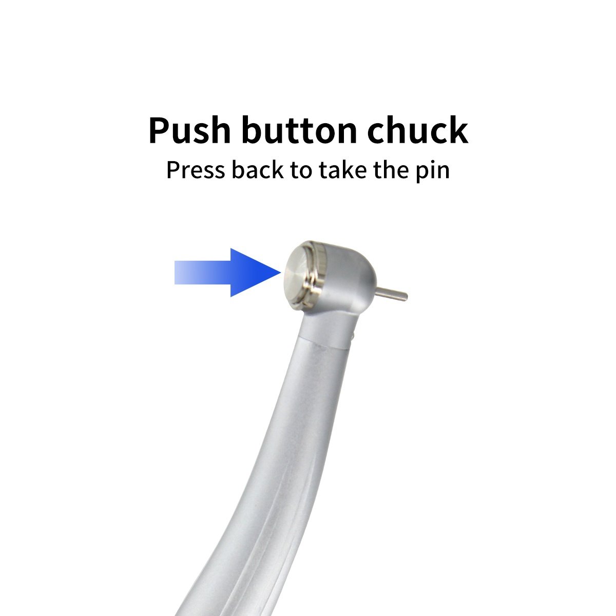 Hot Sale High Quality 2/4 Holes Dental Three Water Spray Push Button Air Turbine With LED High Speed Handpiece