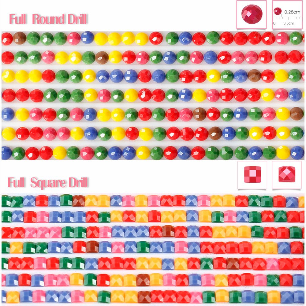 Full Drill Landscape Painting 5D Diamond Painting Kits Wholesale DIY Rhinestone Cross Stitch Mosaic For Home Decor Street