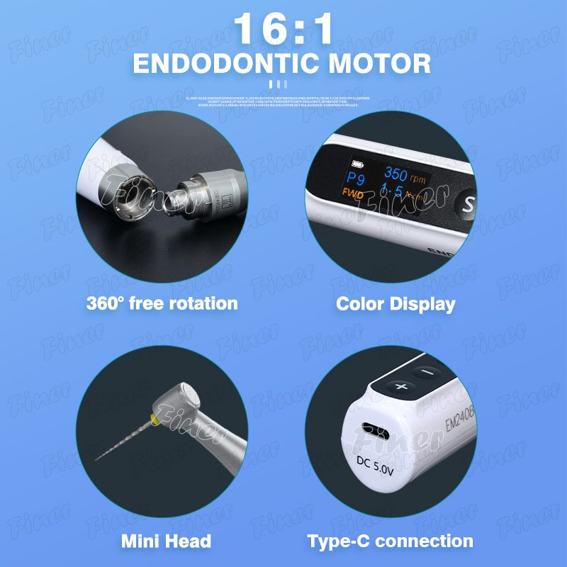 econnect pro endo motor reciprocating 16:1 dental endo motor rotary equipment handpiece