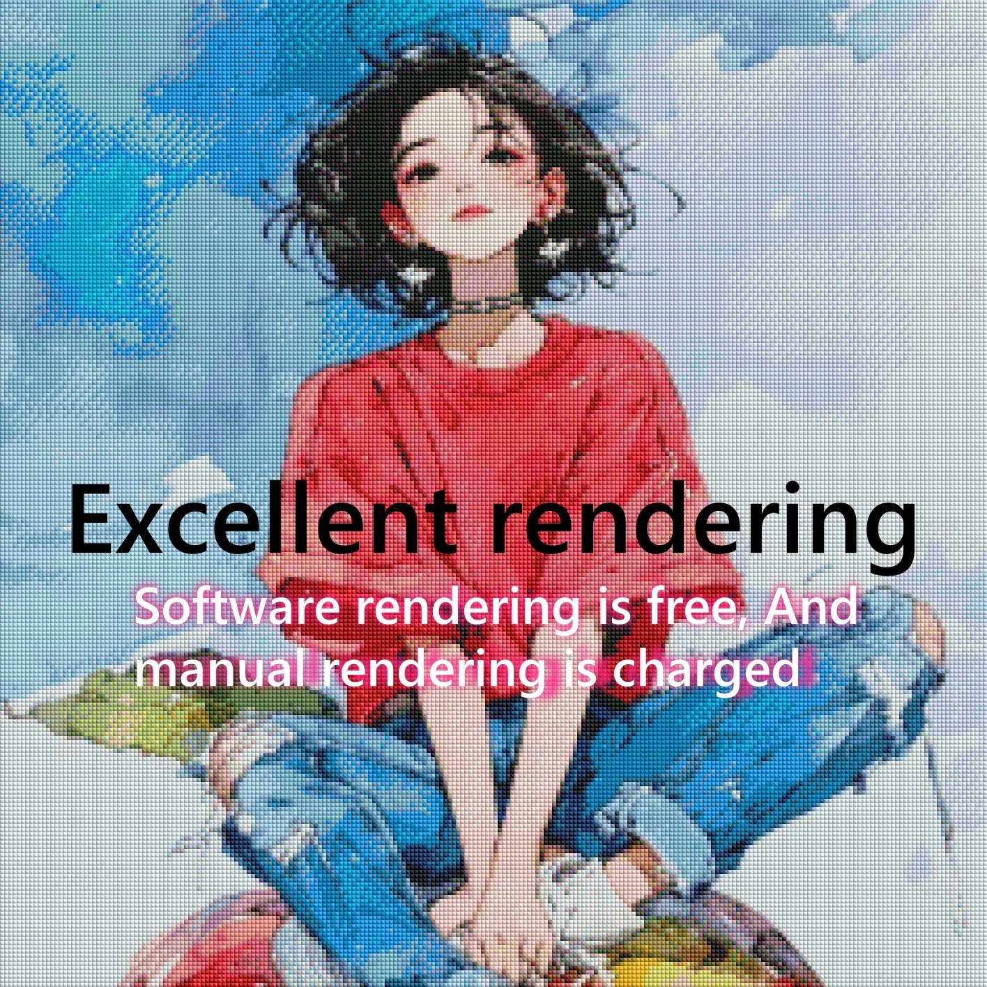 G-45 Factory Drop shipping Diamond Mosaic Art Painting 5D DIY Custom Resin Drill for Diamond Painting Home Decor