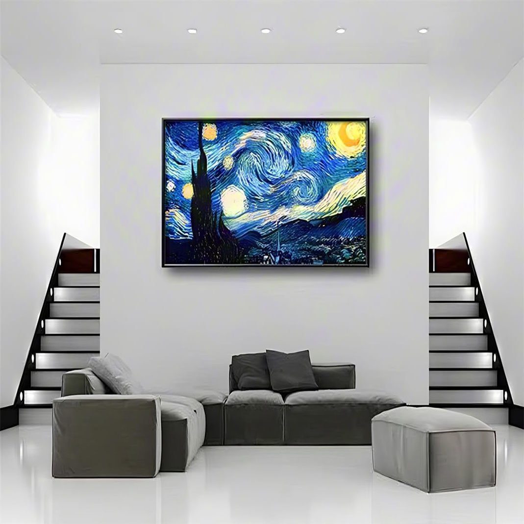 Decompression Light Dot Diamond Painting Creative Starry Sky Diamond Painting Beautiful Colored Diamond Painting 30*40cm