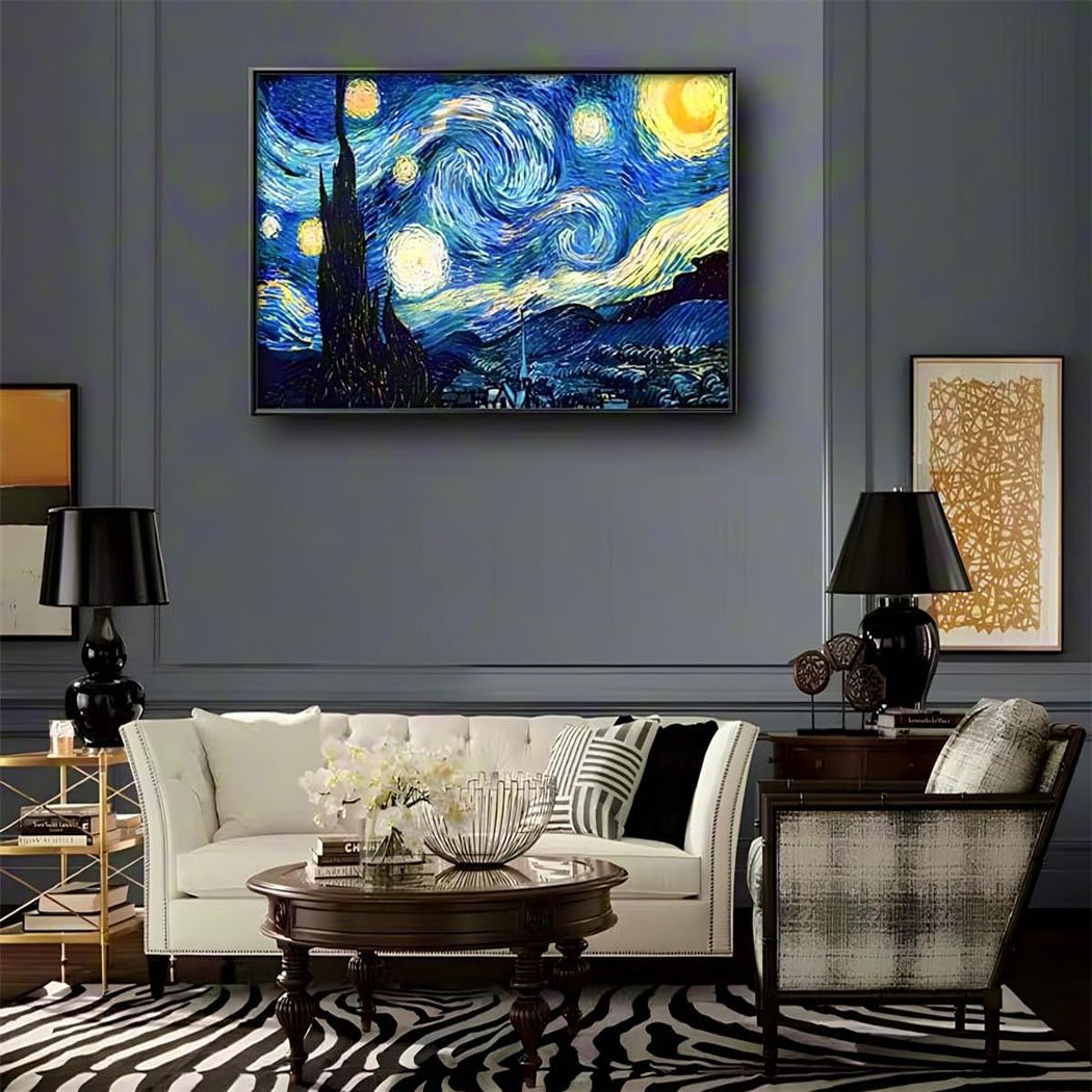 Decompression Light Dot Diamond Painting Creative Starry Sky Diamond Painting Beautiful Colored Diamond Painting 30*40cm