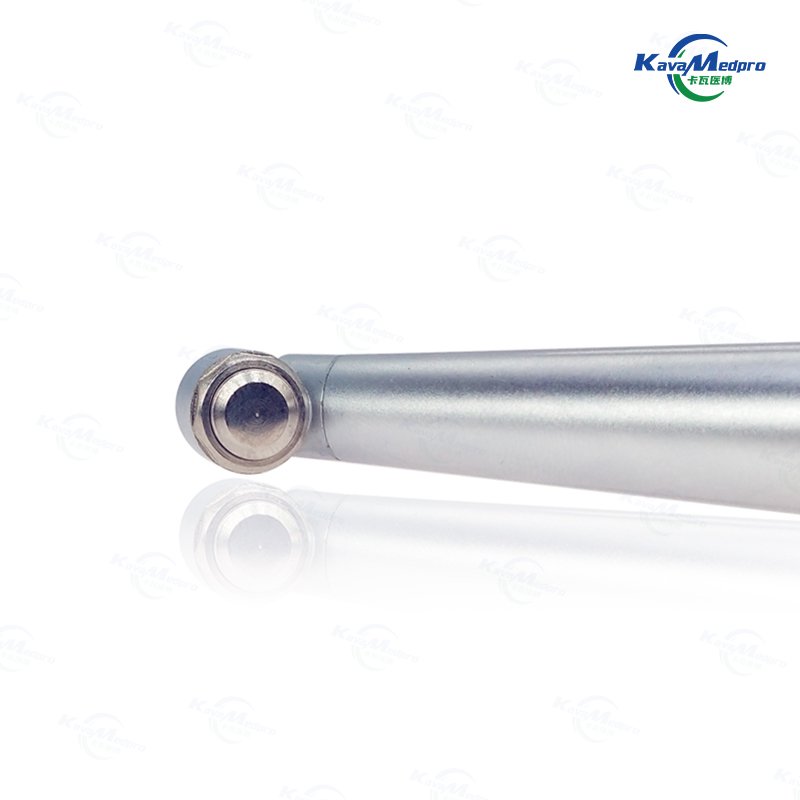 45 Degree Dental Supply Surgical Handpiece with Angle Rear Exhaust Push Button High Speed Dentisty Drills Equipment
