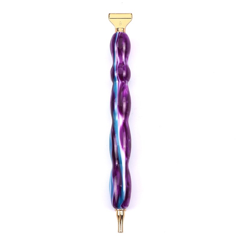 Wholesale Exquisite Custom Handmade Resin Point Drill Pen resin diamond pen diamond painting pen for 5d diamond painting