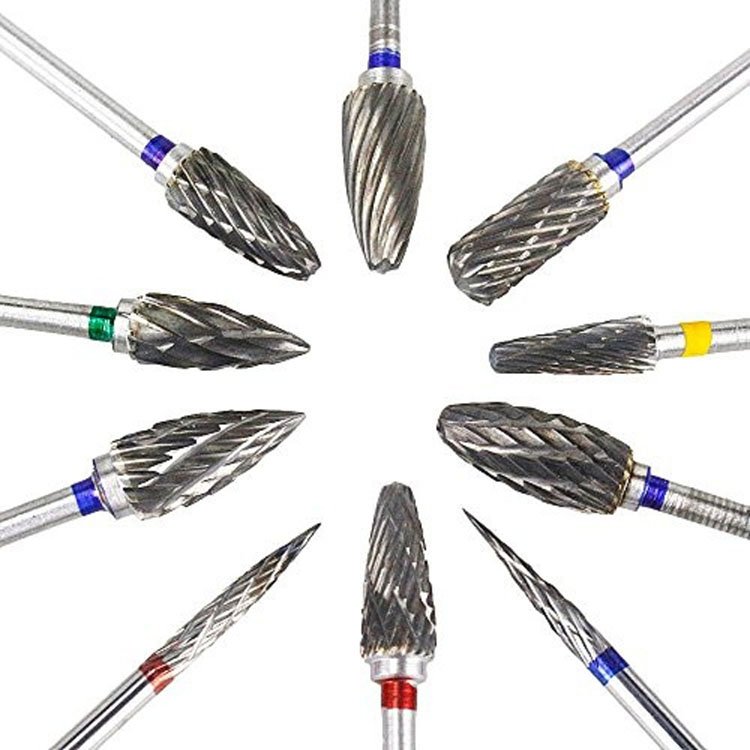 100% High Quality 10 Pieces Steel Dental Burs Lab Burrs Tooth Drill Handpiece Polisher Dental Burs and Drill