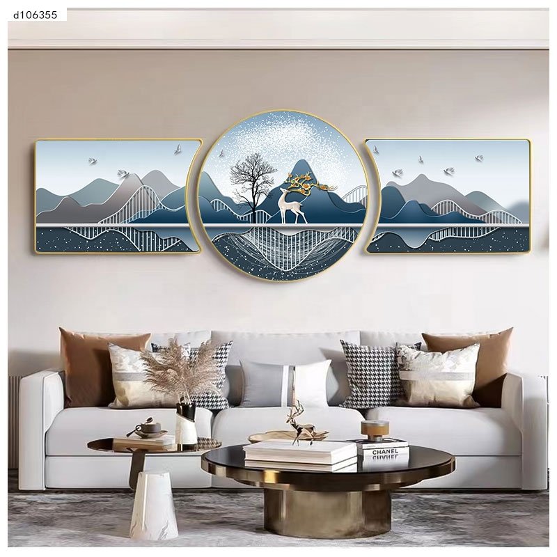 Modern art wall hotel bar home wall decor pictures flowers lilies functional floral crystal canvas painting framed wall art