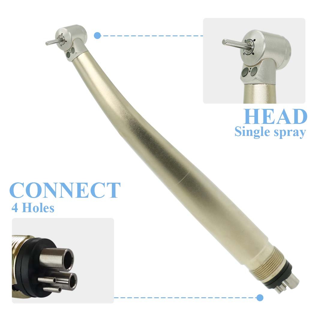 Supper Mini Head for Children Yitian Dental Hygiene Fiber Optic Air Turbine High Speed Dental Handpiece with Cartridges