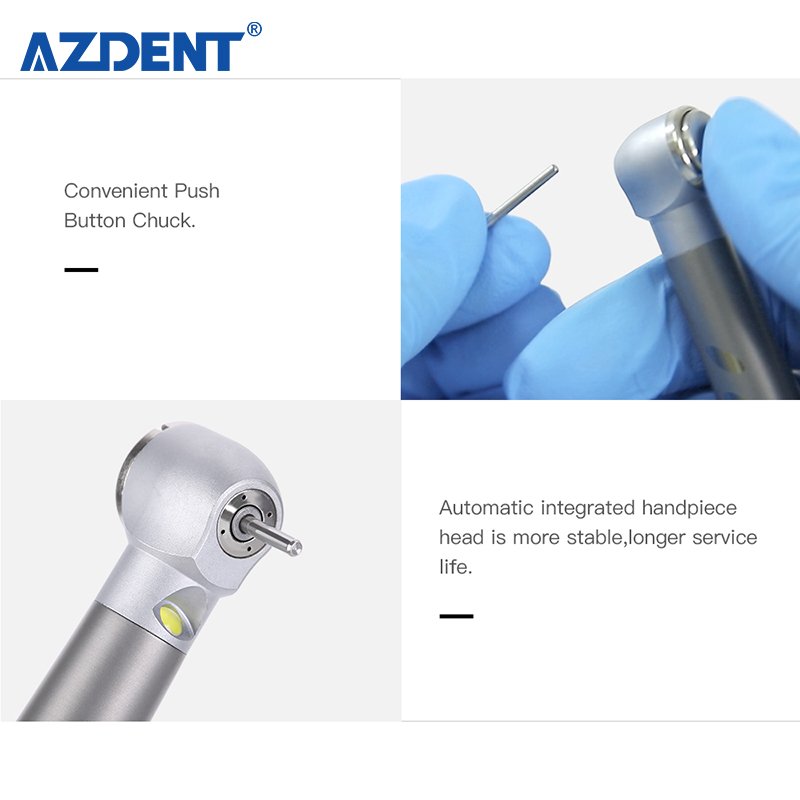 AZDENT Best Price E-generator LED High Speed Handpiece Dental Surgical Handpiece