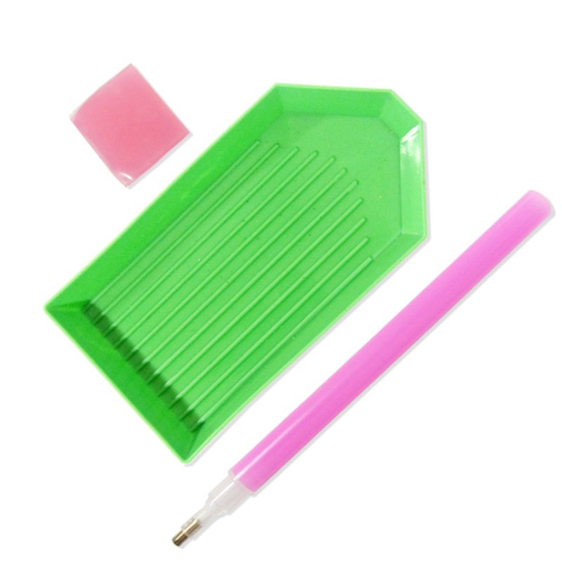 Wholesale 5D Diamond Painting Tool Kit Point Drill Pen Diy Art Diamond Embroidery Accessories Tray Storage Box Tools Custom