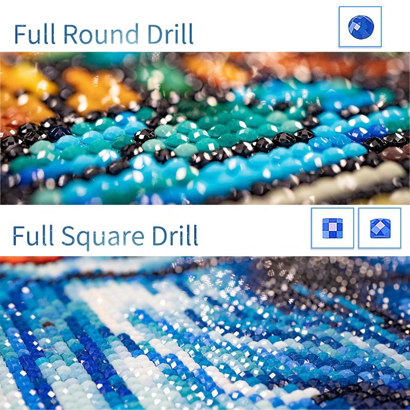 5D Famous Painting FullDiamond Custom DIY Diamond Painting Hand-Painted Decorative Cross Stitch Embroidery Mosaic Kits