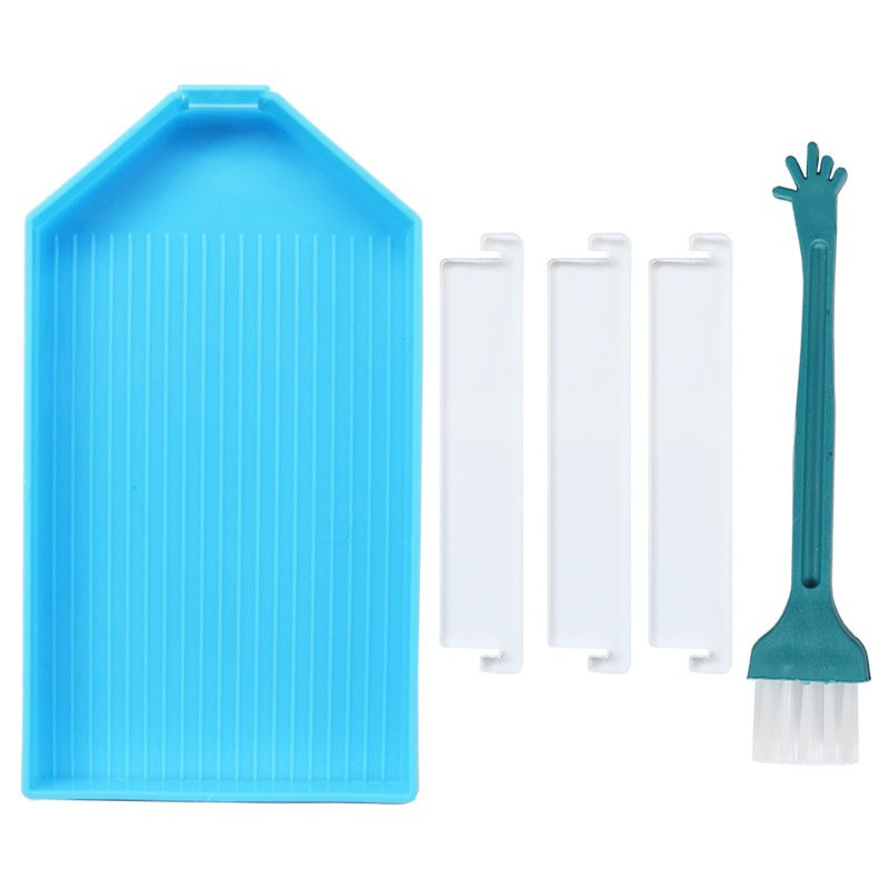 diy plastic Painting Tools and Accessories Kit Diamond Spray Painting accessories tray with diamond painting