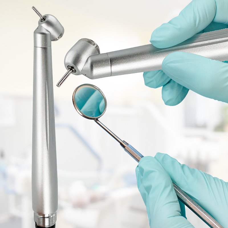 International Standard High Quality 45 Degree Angle Dental Handpiece High Speed Handpiece for Dental Surgery