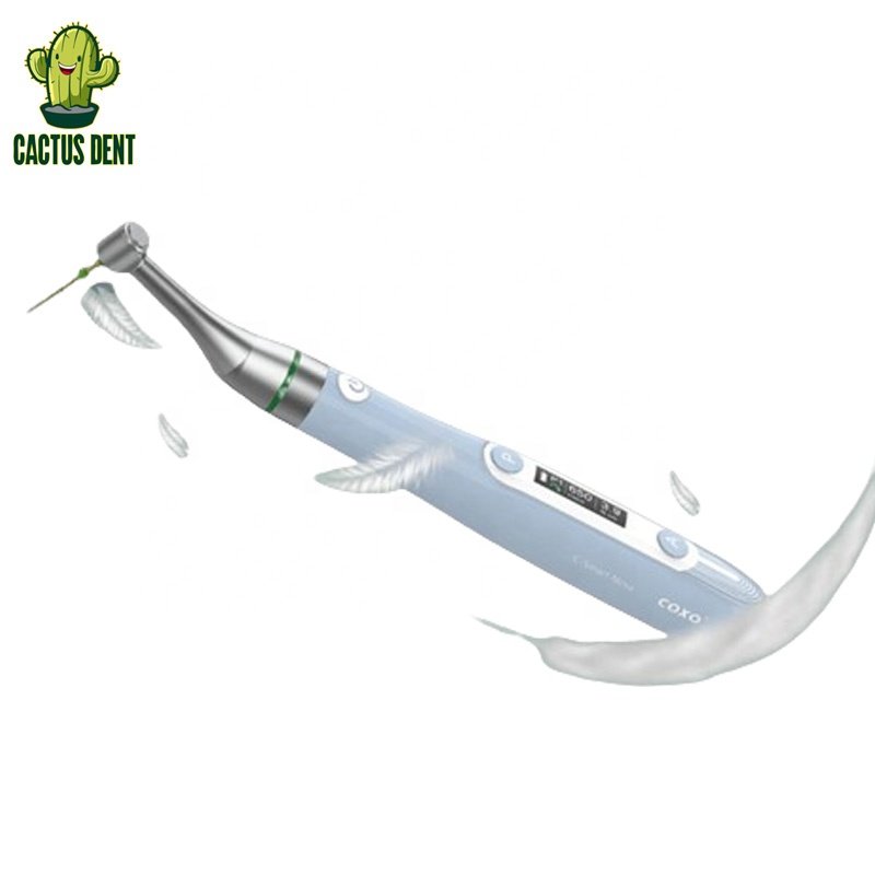 Wireless dental endo motor with 16:1 mini contra angle handpieces endodontic rotary motor automatic torque reversal