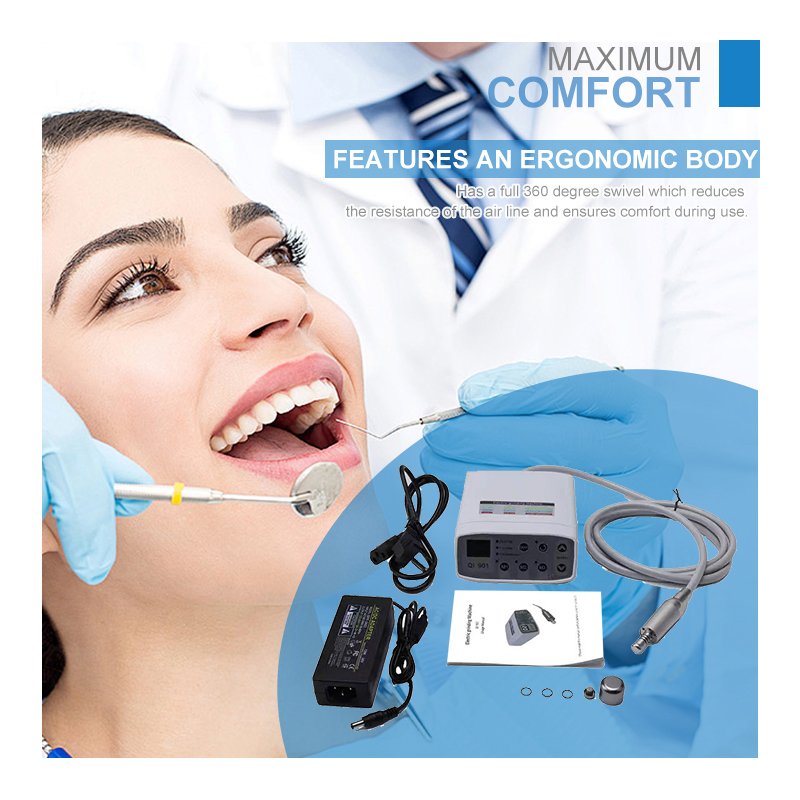 International Standard Dental Low Speed Handpiece Set Model X25L X65L X95L Dental Handpiece Durable Dental Electric Motor Set