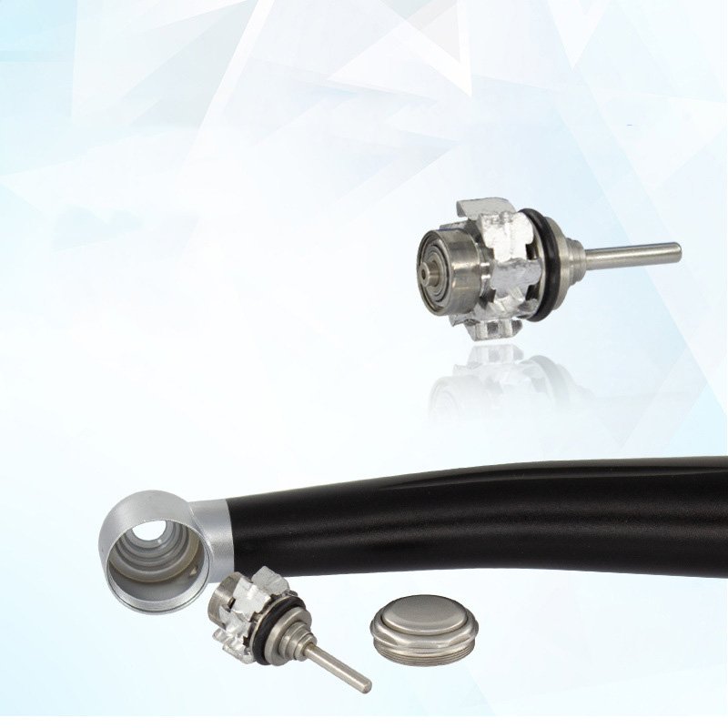 2/4 Holed Colorful Dental Turbine Push Button High Speed Handpiece