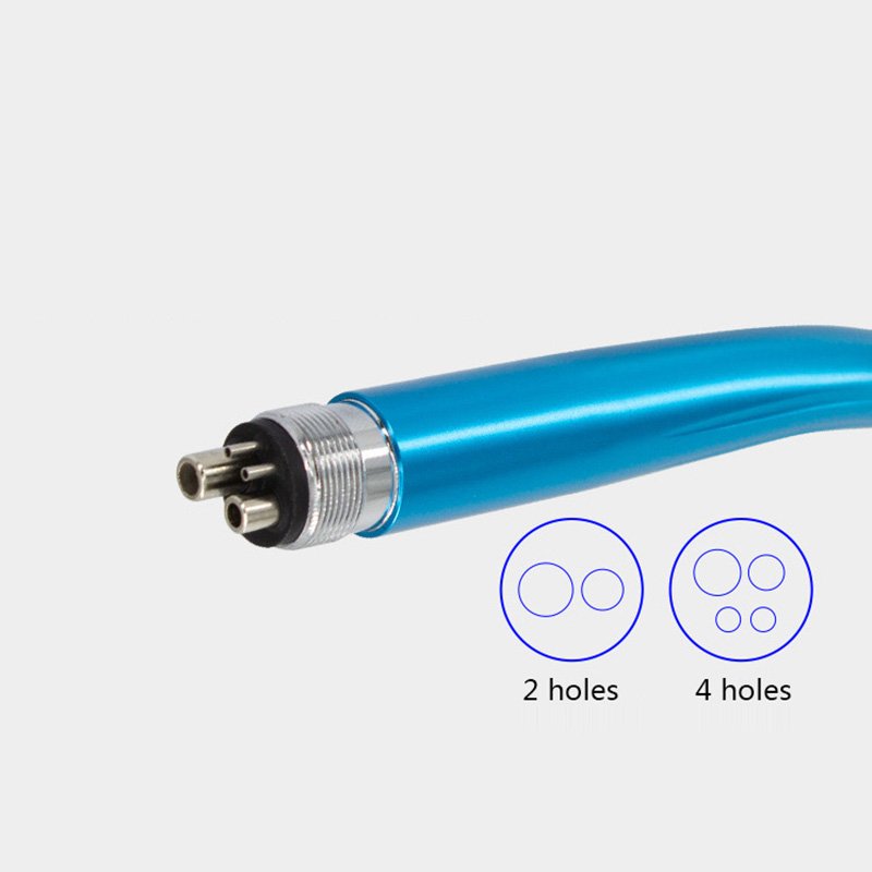 2/4 Holed Colorful Dental Turbine Push Button High Speed Handpiece