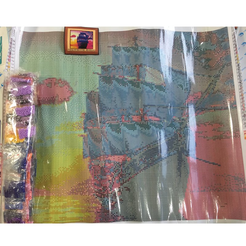 "Saint Mary image" 5d square diamond painting kit