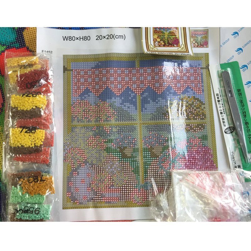"Saint Mary image" 5d square diamond painting kit