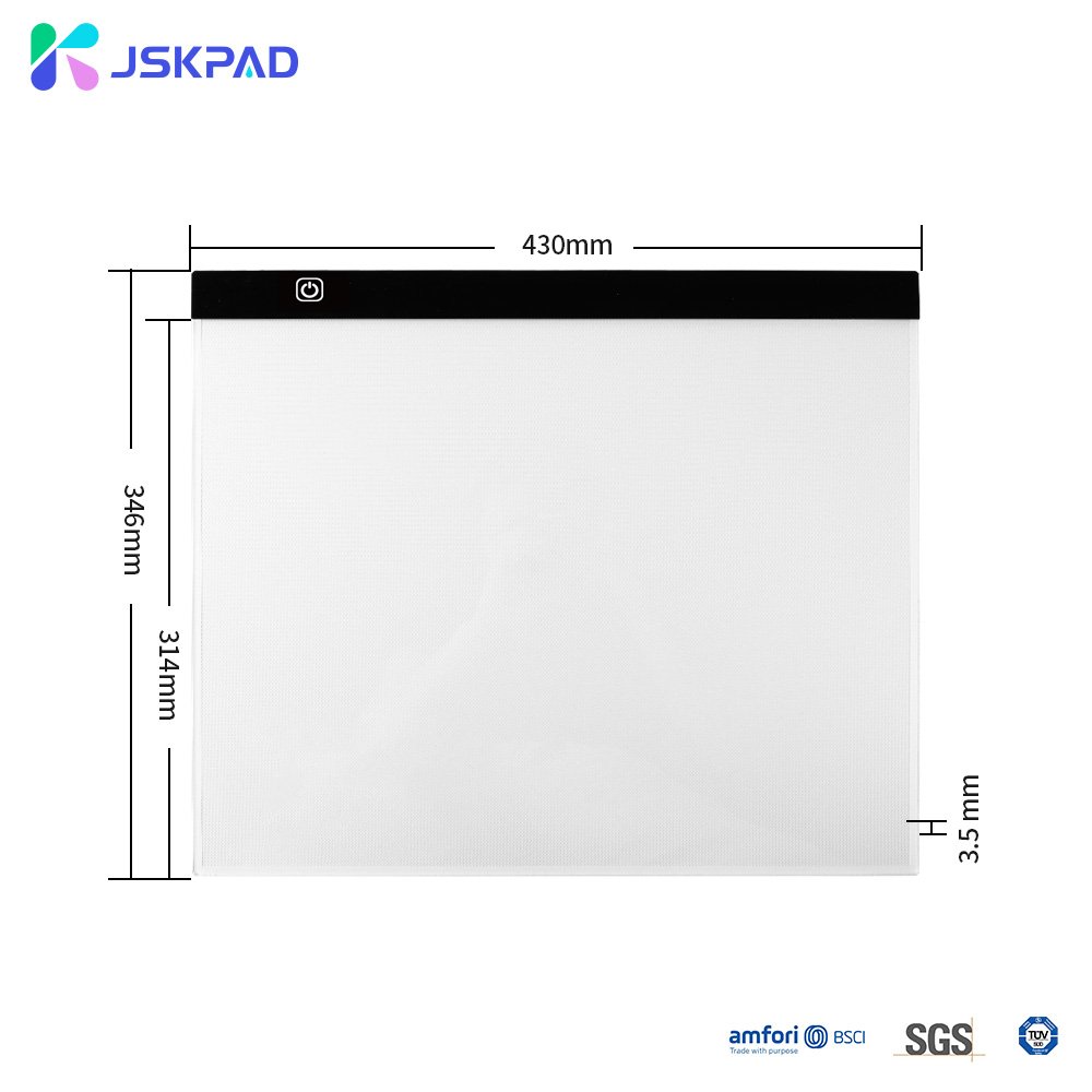 New Portable Adjustable Animation Pad A3 Size LED Tracing Board Tattoo Tracing Board Led Light Pad for Artists