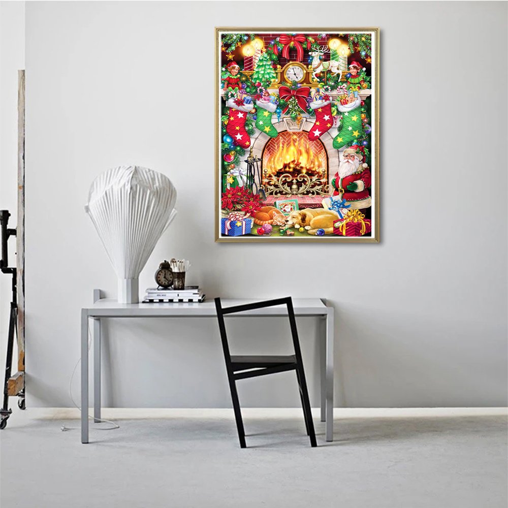 Low Price Full Drill DIY Diamond Dog Art Kits Christmas Diamond Painting Accessories Small Size Factory Sales Mosaic Embroidery