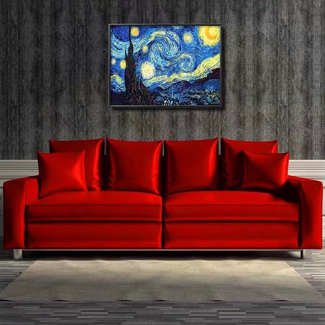 Van Gogh 5d Diamond Painting Kit Starry Night Full Diamond Embroidery Mosaic Cross Stitch Kanagawa Waves Ukiyo-e Famous Painting