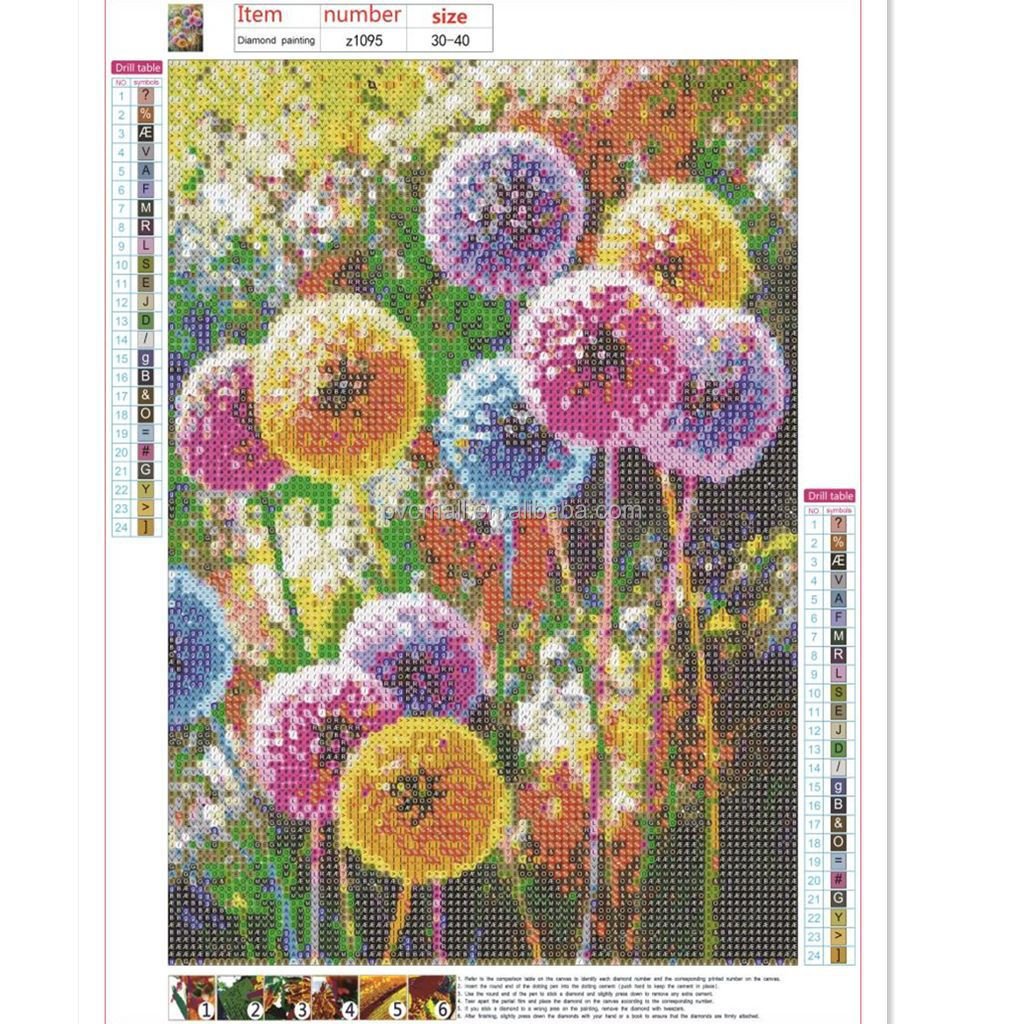 Crafts diy creative art sample handmade hanging painting diamond painting 5d with diamond dot painting accessories landscape