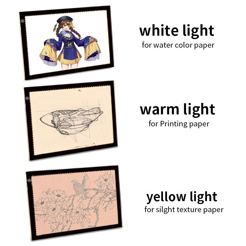 Handlettering Bright A3 Sketching Powered Recharge Light Up Copying Cordless Lighting Tracing Board Led Light Pad