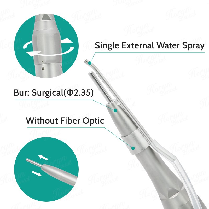 Dental Low Speed Original 20 Degrees Angle Handpiece Micro Surgery Surgical Straight Handpieces Dentistry Surgery Tools