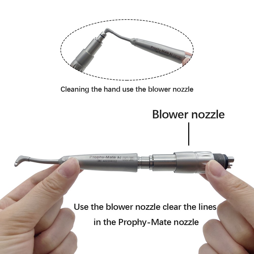 Dental equipment medical 360 degree high quality M&Y Dental air prophy unit teeth cleaning mate flow PTL coupling dentists tools